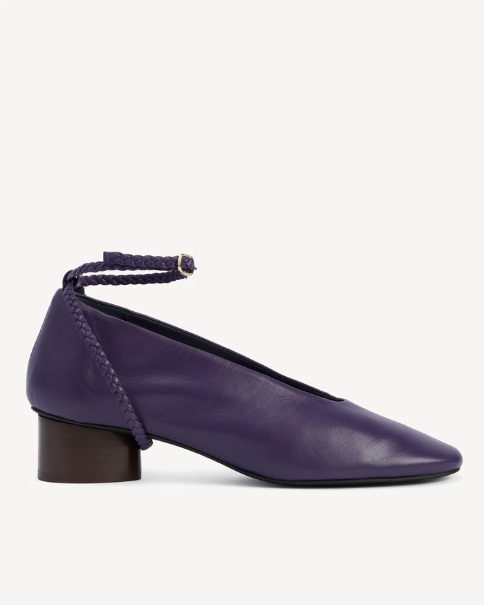 The Alma Anklet Pump Sapphire