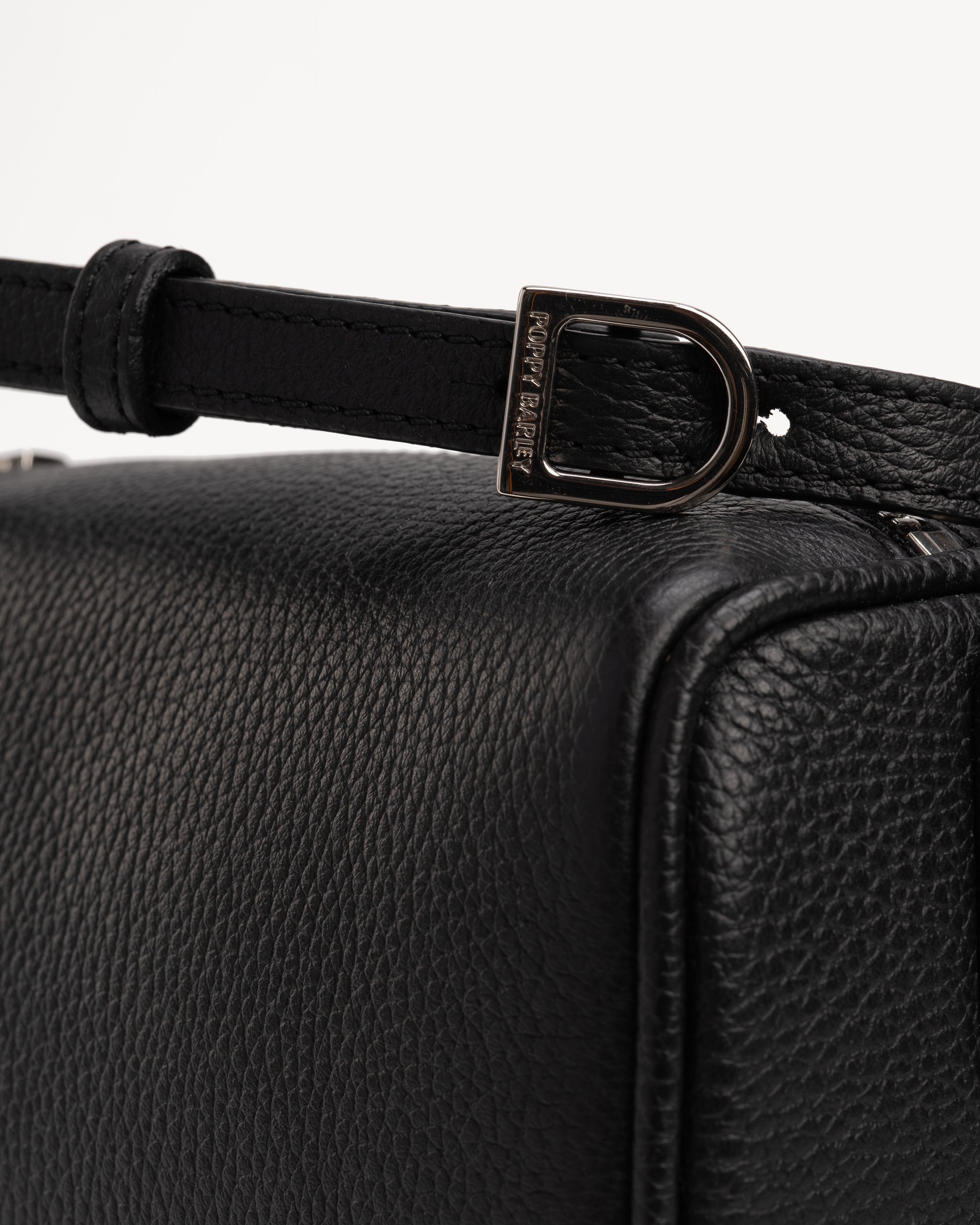 The Annex Bag Black | Ethical Leather Bag | Poppy Barley
