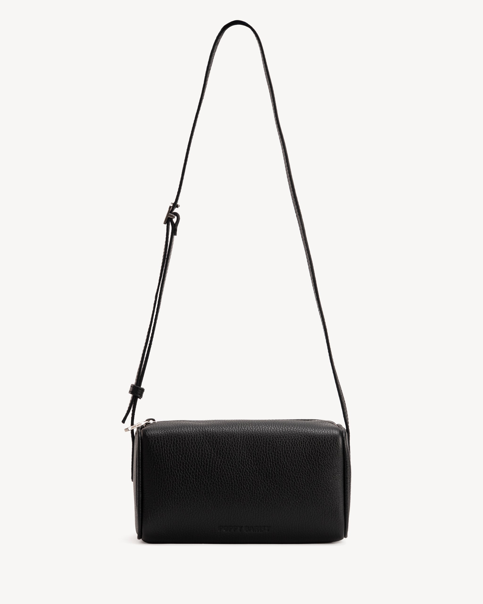 The Annex Bag Black | Ethical Leather Bag | Poppy Barley