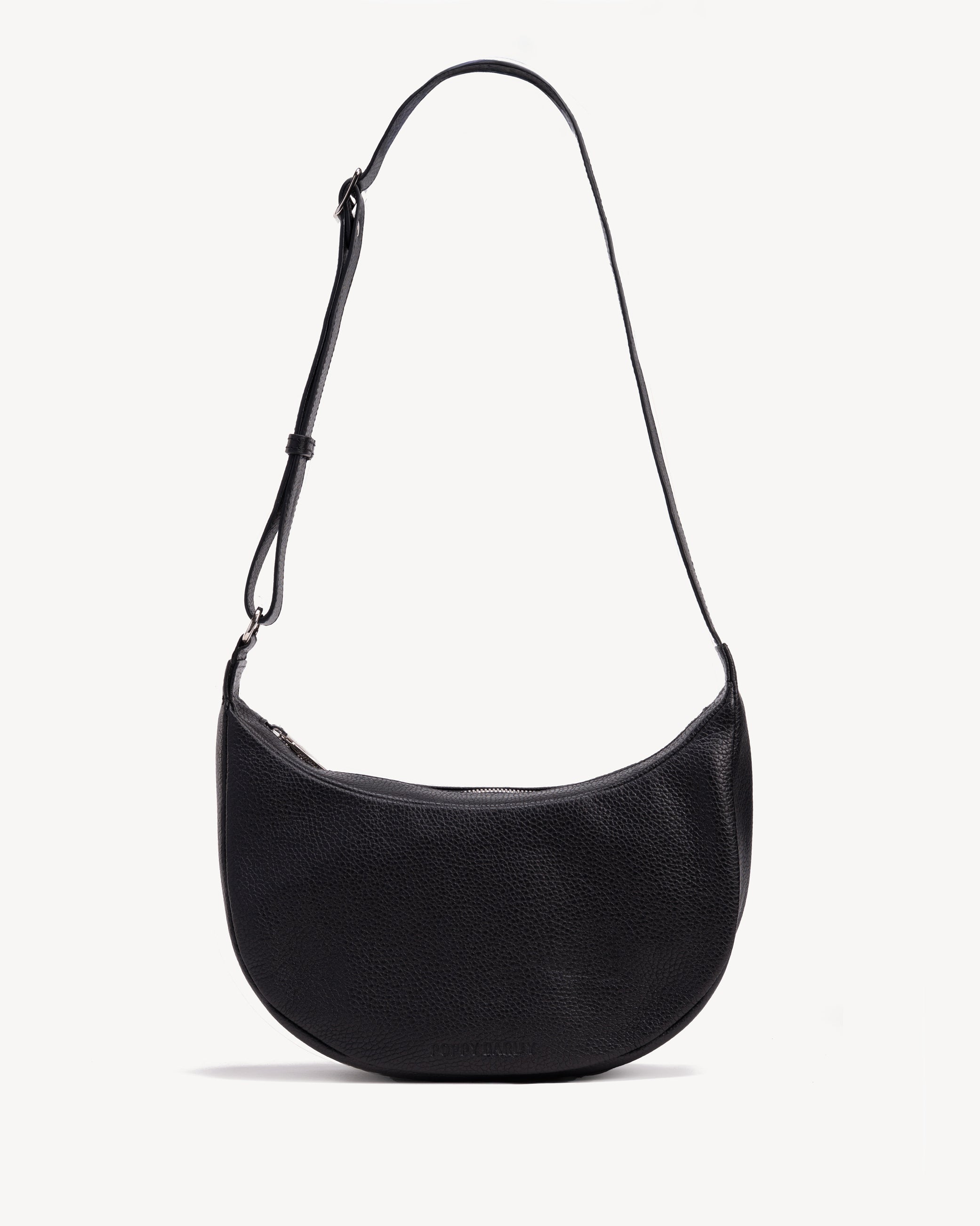 The Arc Crossbody Bag Black | Sling Bag | Poppy Barley