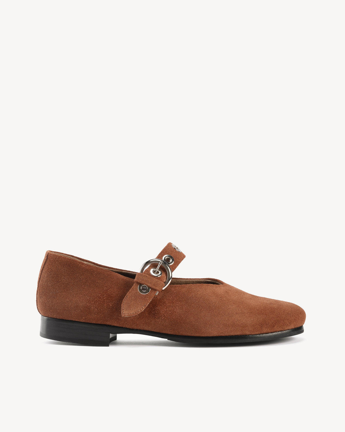 The BLVD Mary Jane Hazelnut Suede