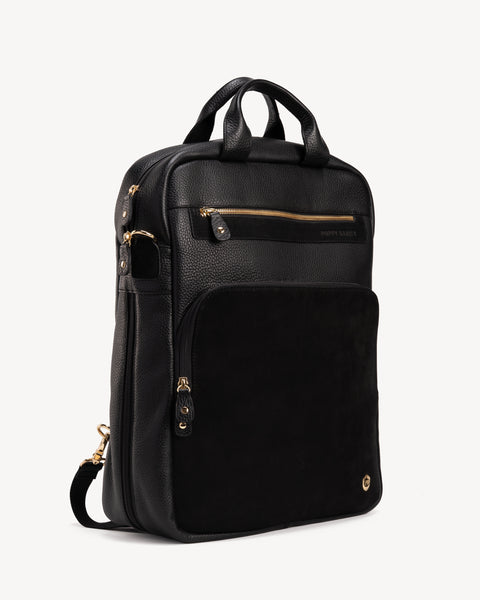 The Backpack Black / Black Nubuck