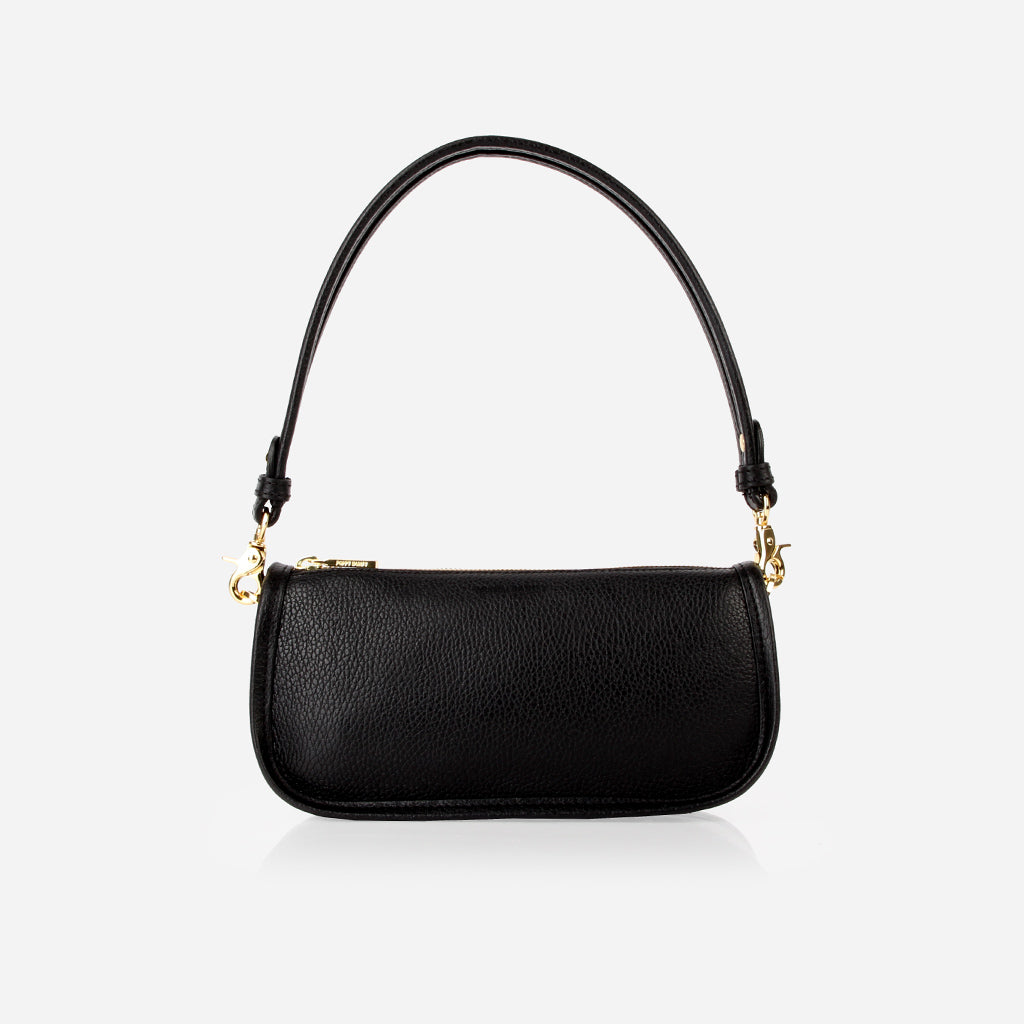 Black baguette outlet bag