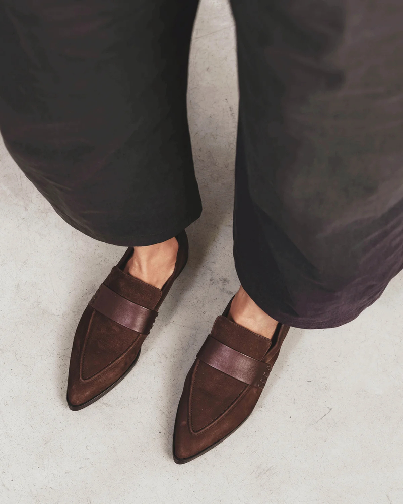 The Brio Loafer Cocoa Plum