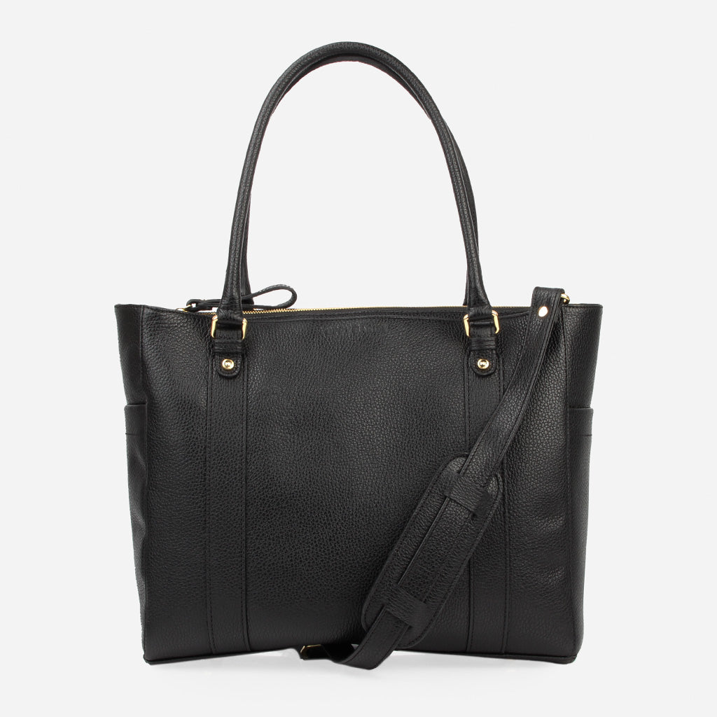 The Colleague Tote Black – Poppy Barley - Main Image