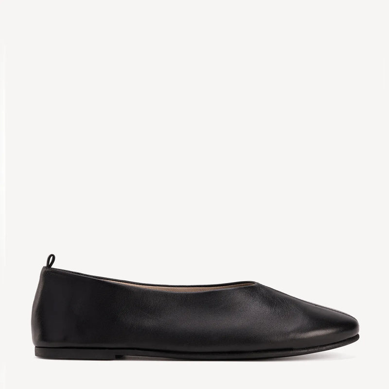 The Contemporary Ballet Flat Black