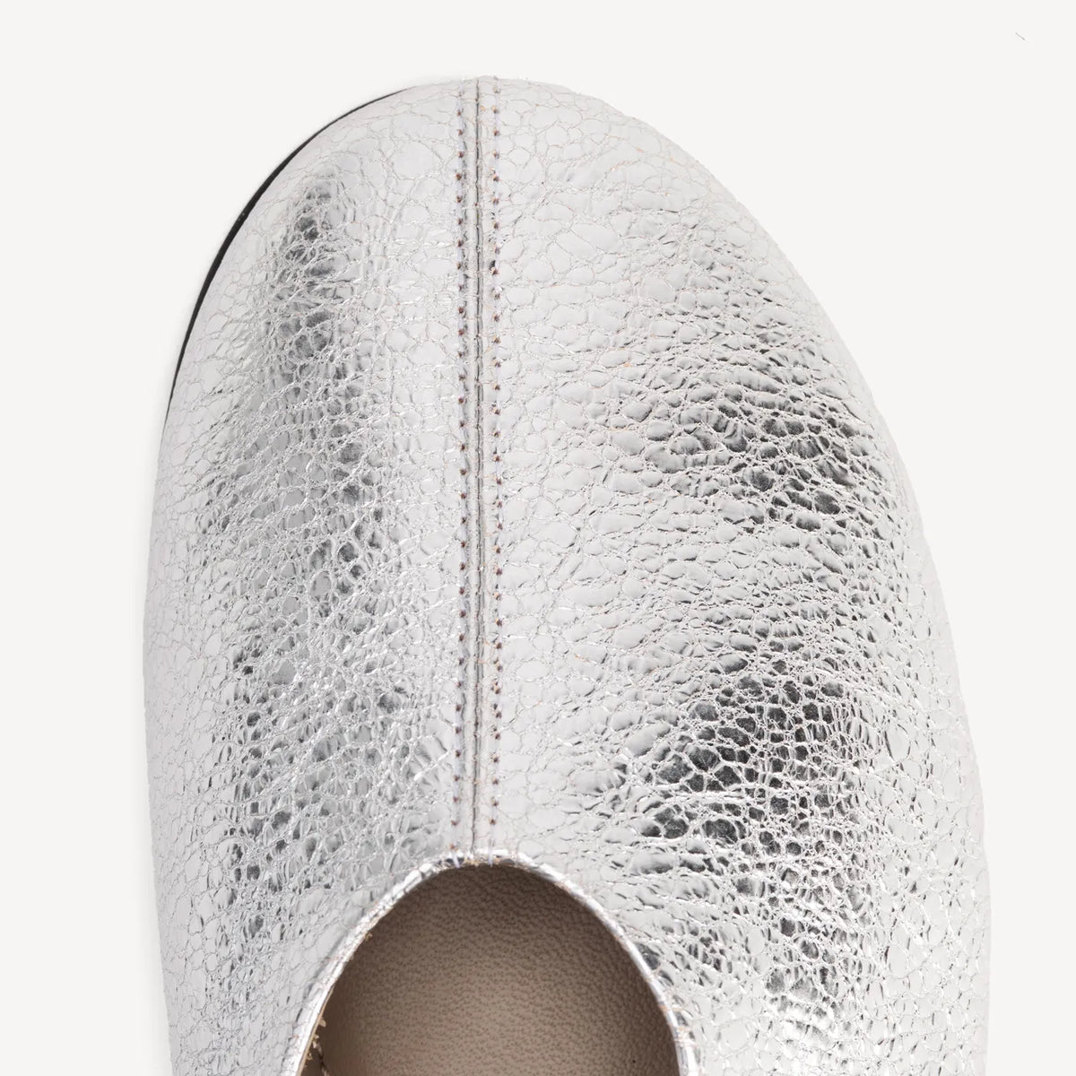 The Contemporary Ballet Flat Silver