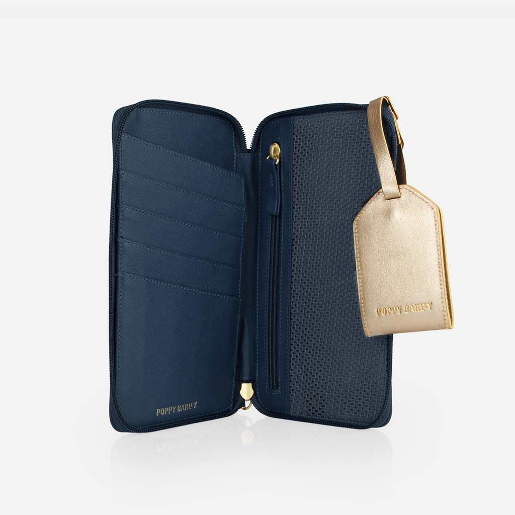 The Four Person Passport holder & Slim Luggage Tag Set Pacific