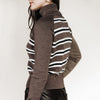 The Go-To Turtleneck Taupe Multistripe