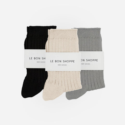 Le Bon Shoppe Her Socks Neutrals Kit