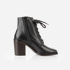 The High Street Lace-Up Boot Black