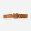 The Infinite Belt Gold Lion Suede