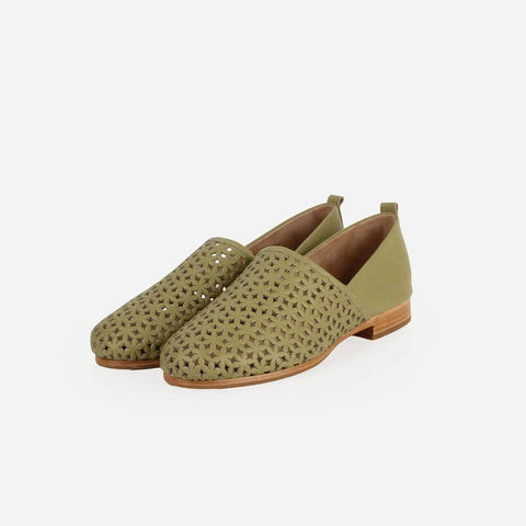 The At-Leisure Slip-On 2.0 Perforated Matcha
