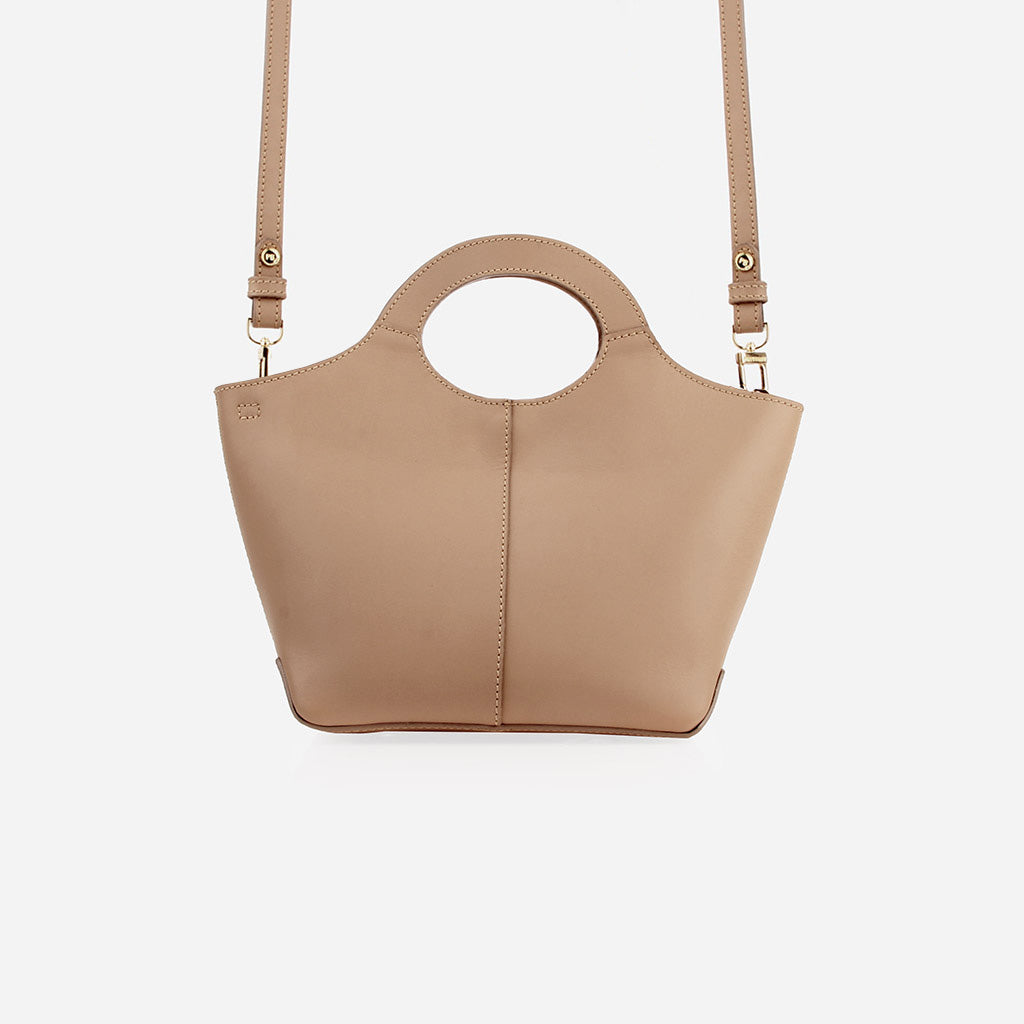 The Lisboa Mini Tote Biscotti