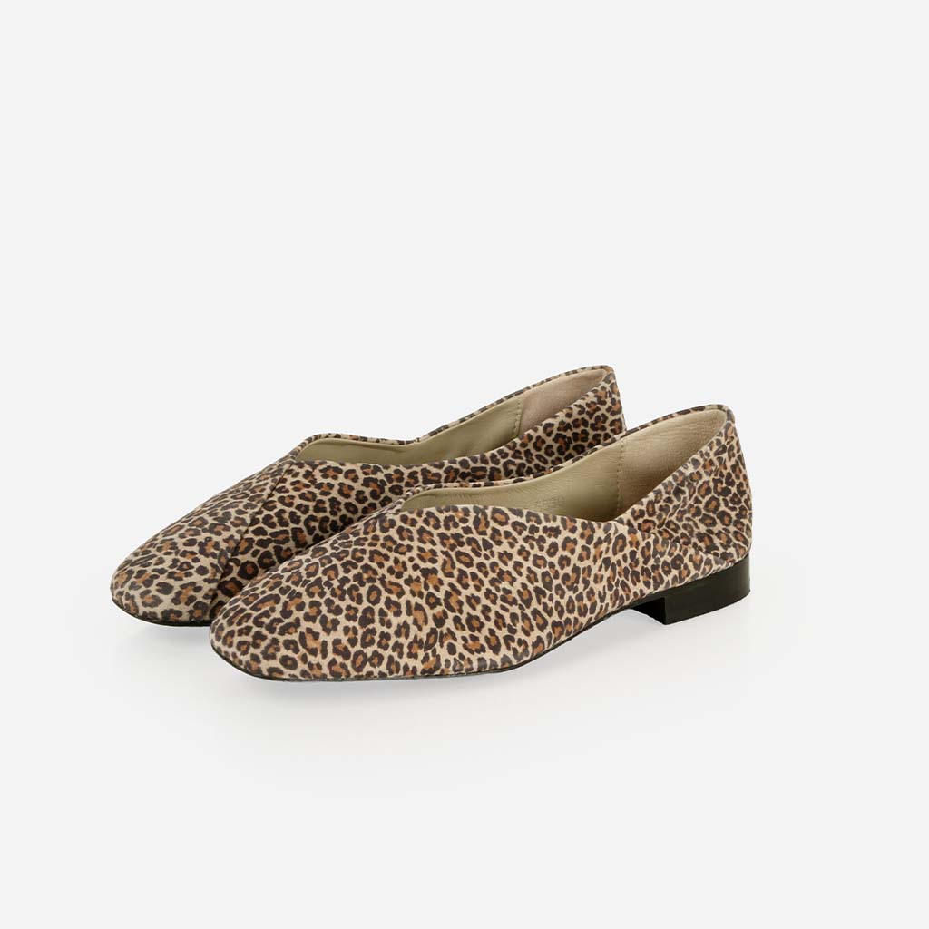 The Marché Flat Micro Leopard