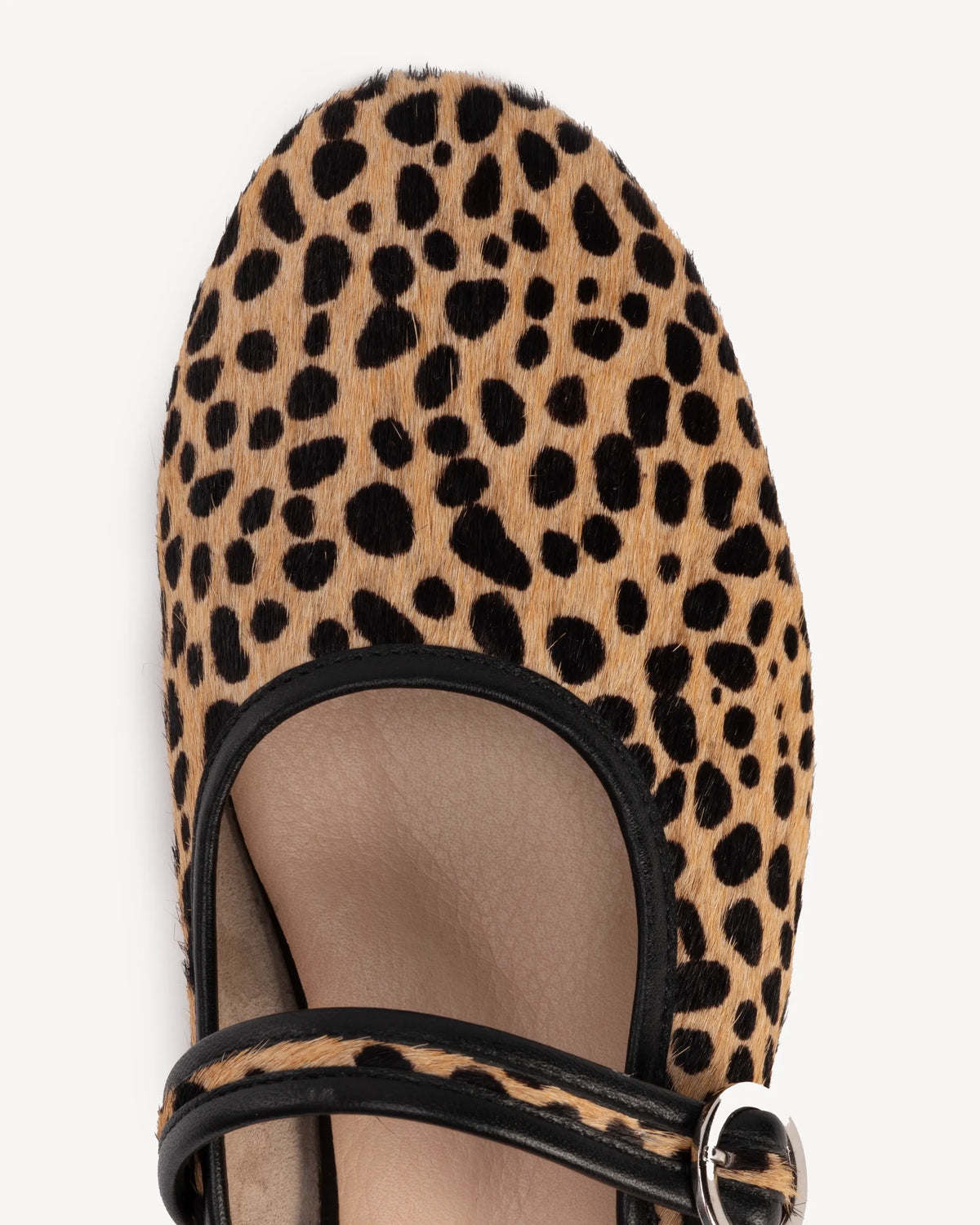 The Modern-Day Mule Cheetah Calf Hair