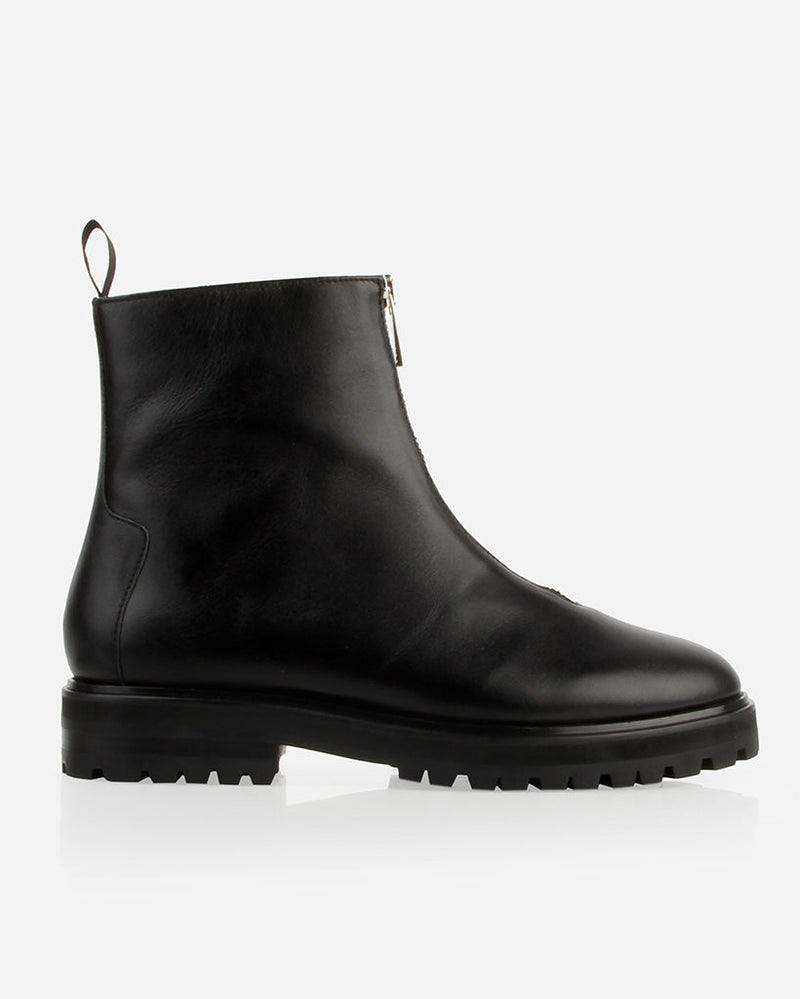 The Montreal Zip Boot Black WR