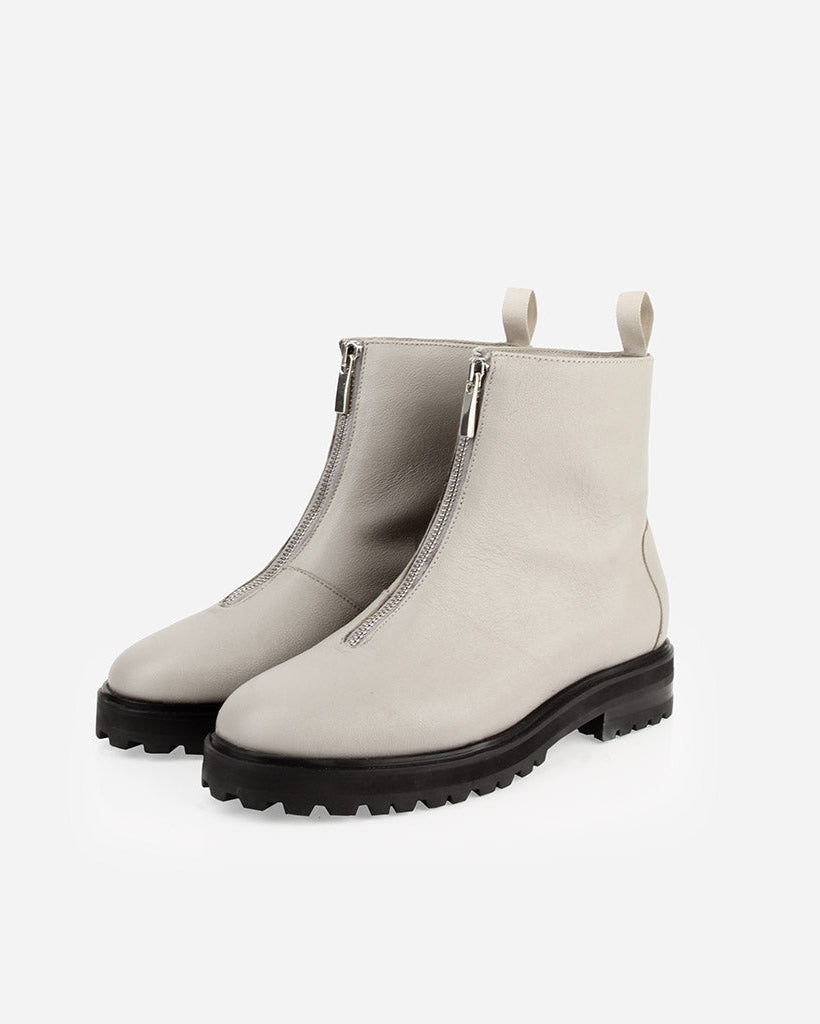 The Montreal Zip Boot Stone