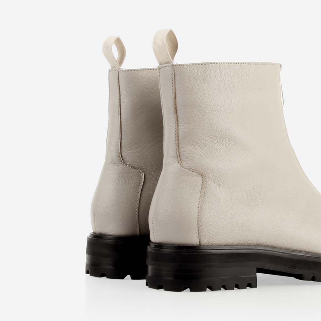The Montreal Zip Boot Stone