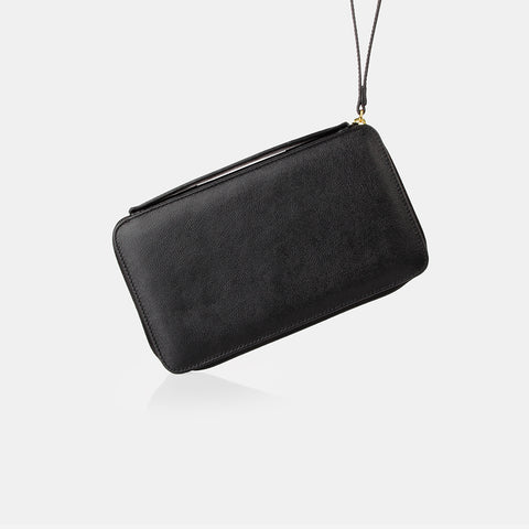 The My Whole Life Wallet Black Micro Pebble
