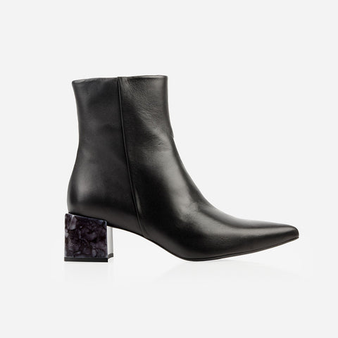 The On Point Boot Black Marble