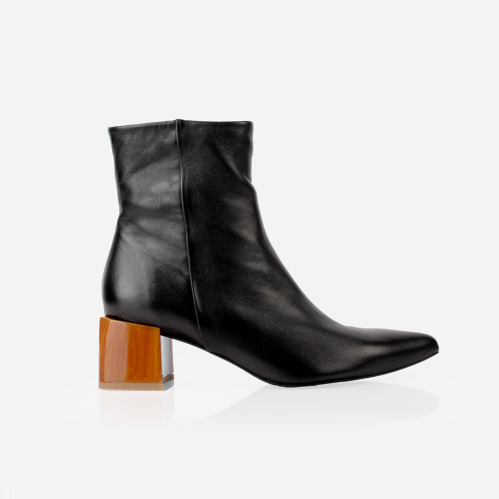 Point Boots Pointed Heel Ankle Boot