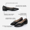 The On-The-Go Ballet Flat Black