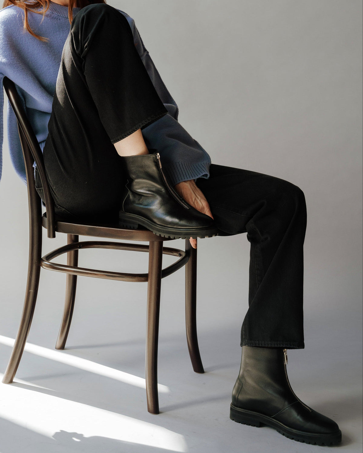 The Montreal Zip Boot Black WR