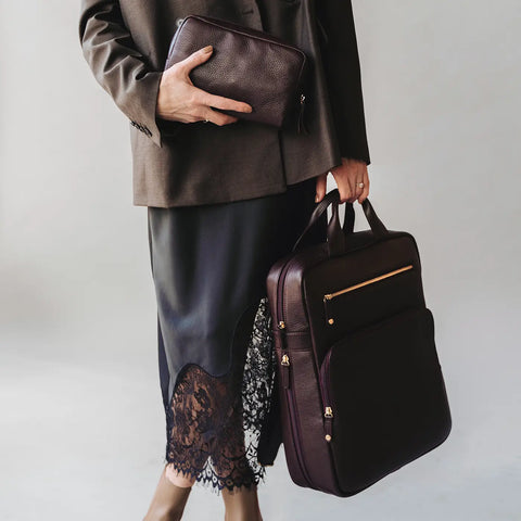 The Refined Backpack Plum