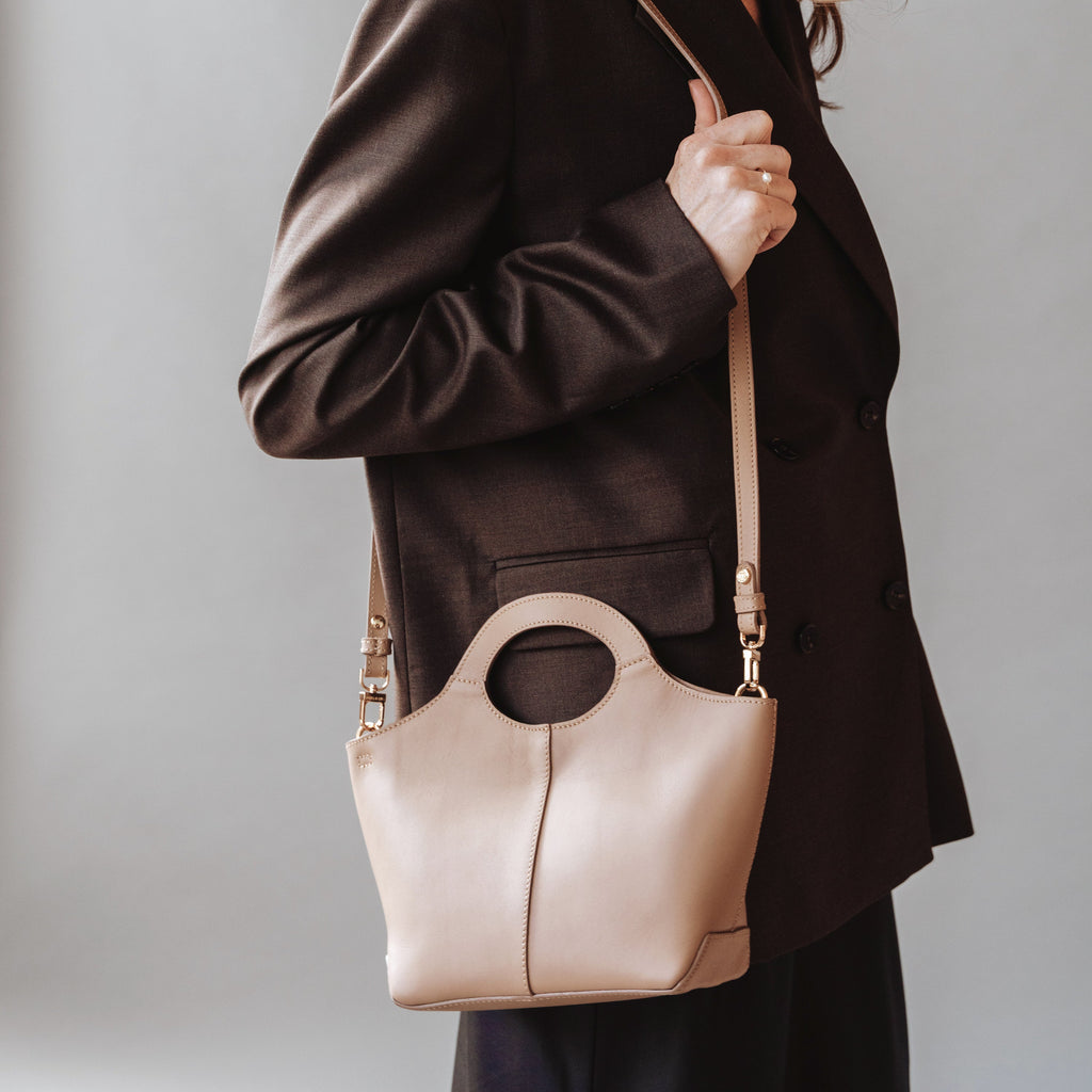 The Lisboa Mini Tote Biscotti