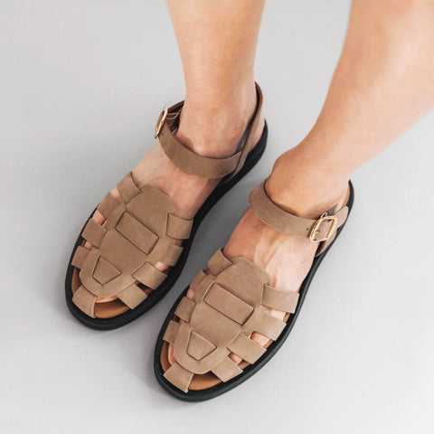 The Beachcomber Sandal Clay Nubuck