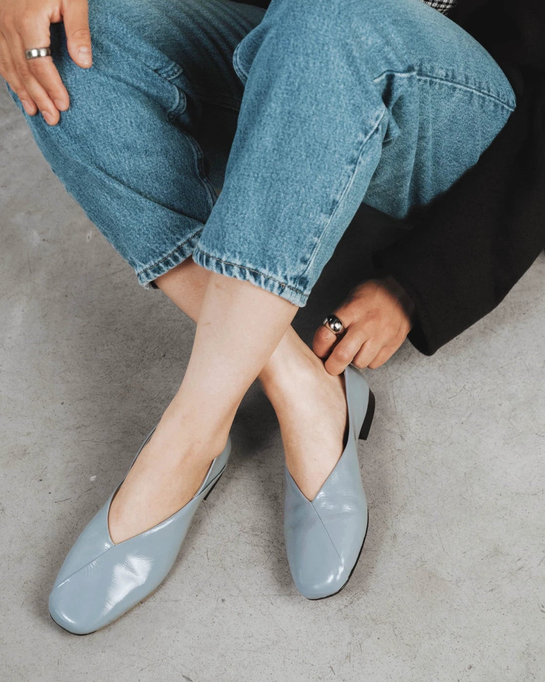 The Marché Flat Ice Blue