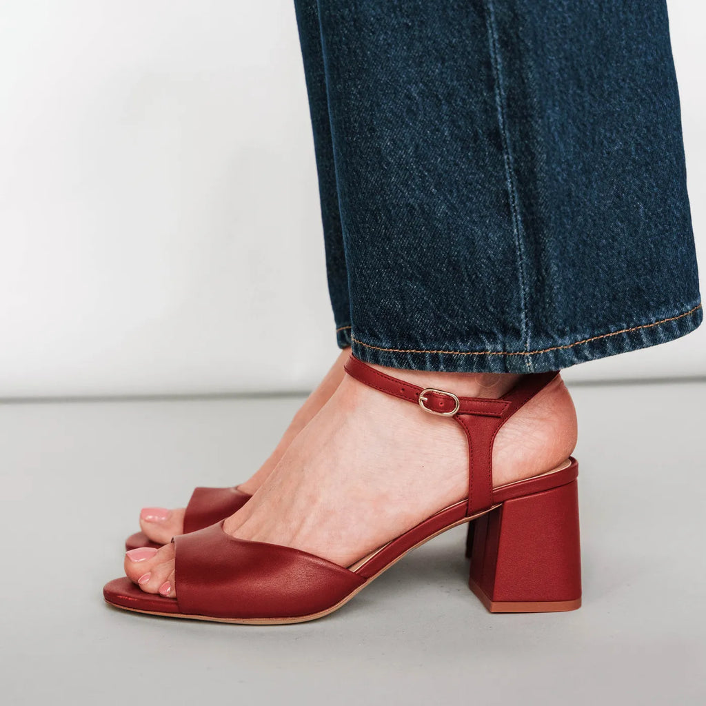 The Mila Heeled Sandal Rioja
