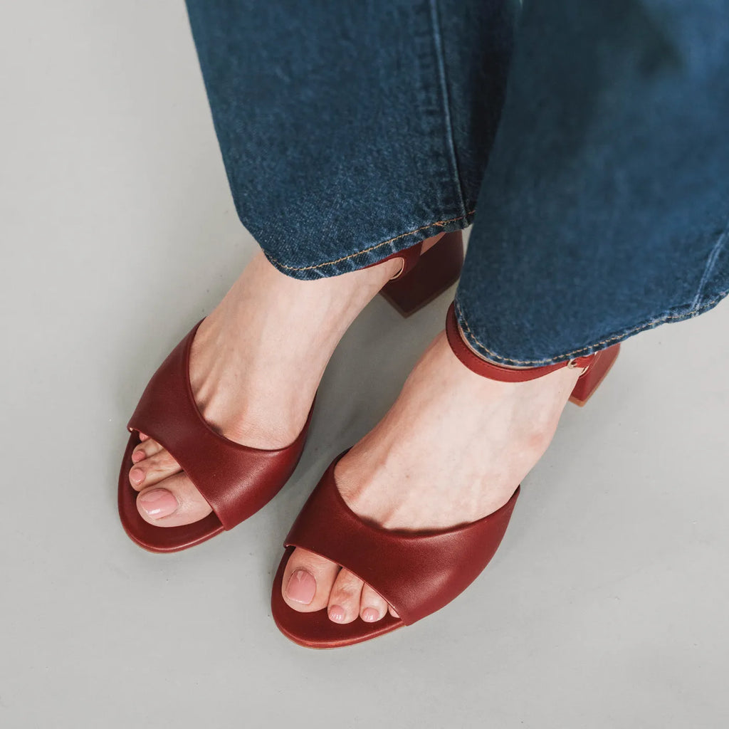 The Mila Heeled Sandal Rioja