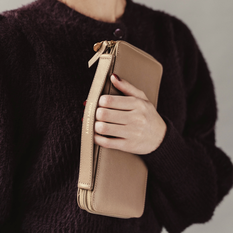 The Six Person Family Passport Holder Biscotti Micro Pebble