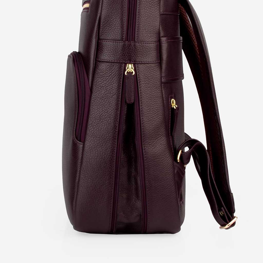The Refined Backpack Plum