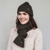 The Sauna Beanie and Scarf Forest Set