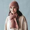 The Sauna Beanie and Scarf Wild Rose Set