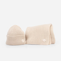 The Sauna Beanie and Scarf Birch Set