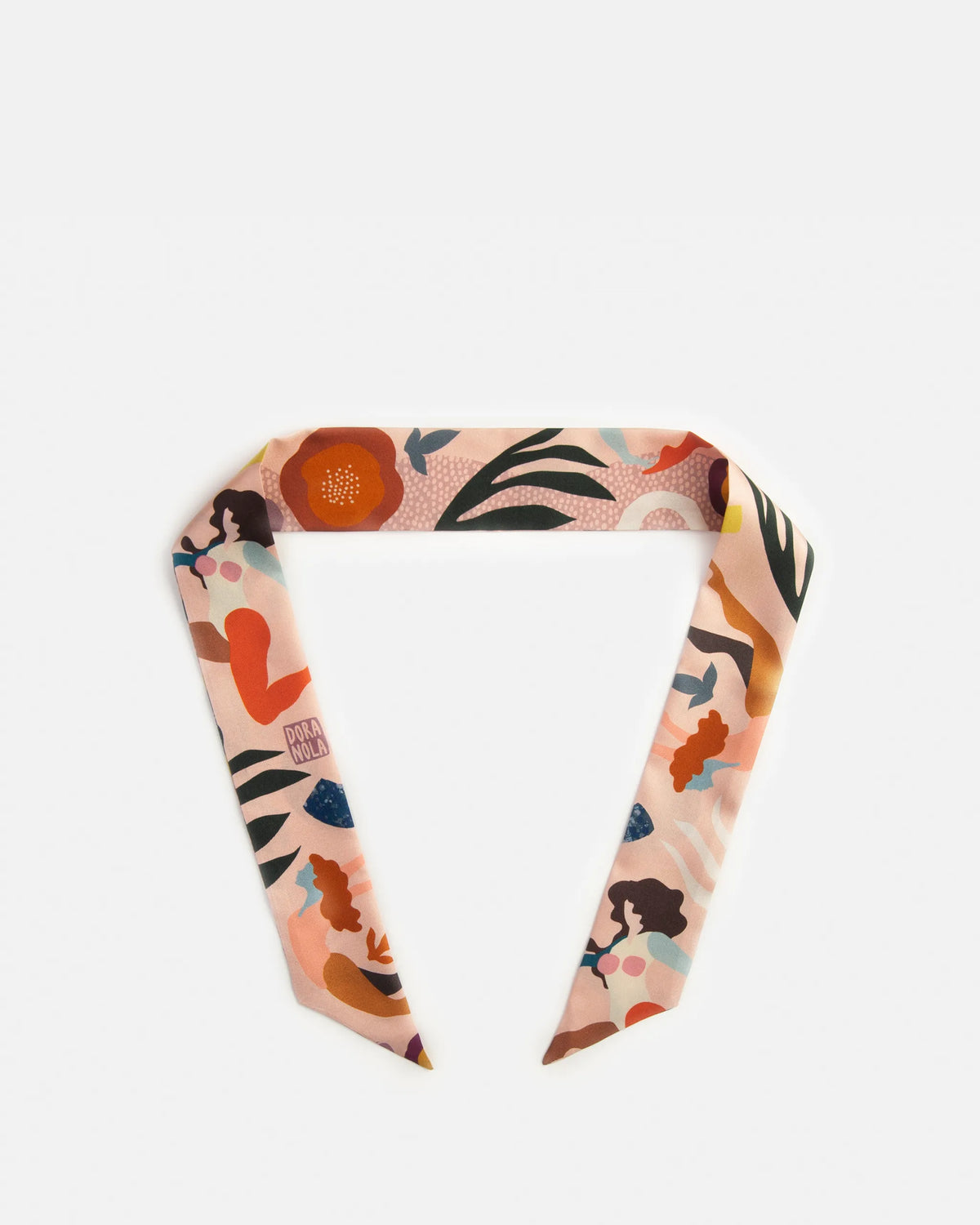 Dora Nola "She Her" Silk Twilly + Gold Ring