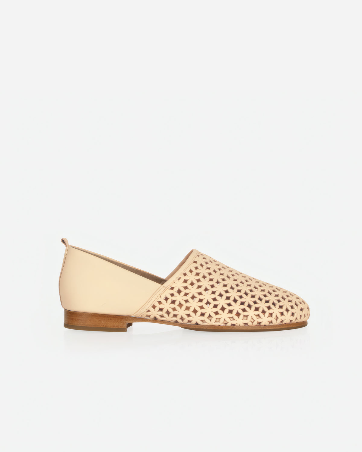 The At-Leisure Slip-On 2.0 Perforated Oat Milk