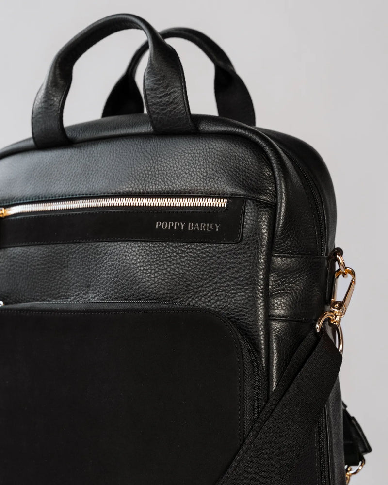 black leather backpack usa Backpack Black / Black Nubuck