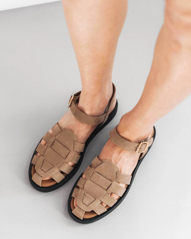 The Beachcomber Sandal Clay Nubuck