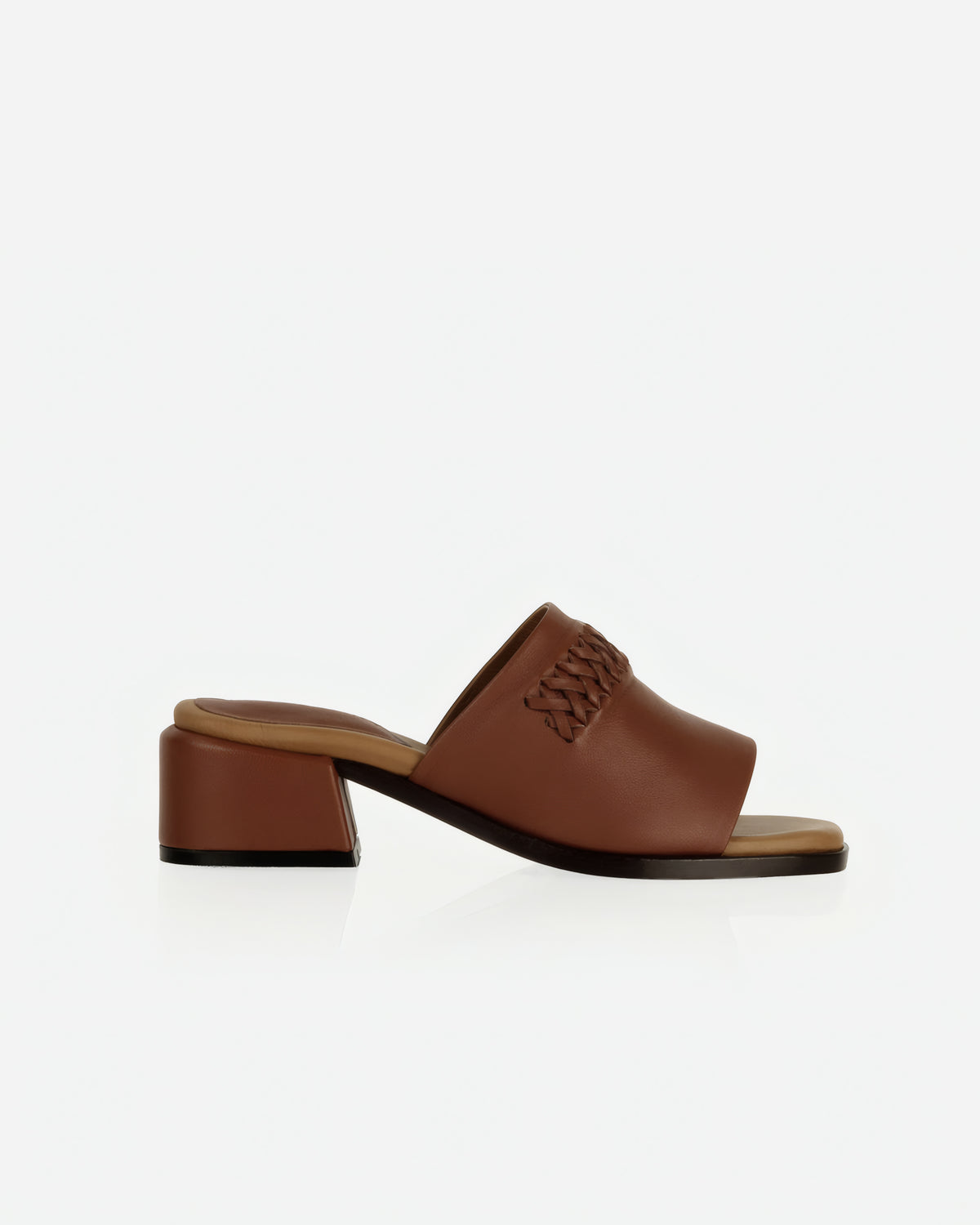 The Bohème Heeled Sandal Hazelnut