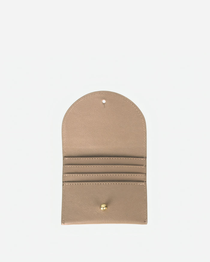 The Cardholder Biscotti Micro Pebble