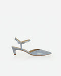 The Claire Kitten Heel Horizon Blue Patent