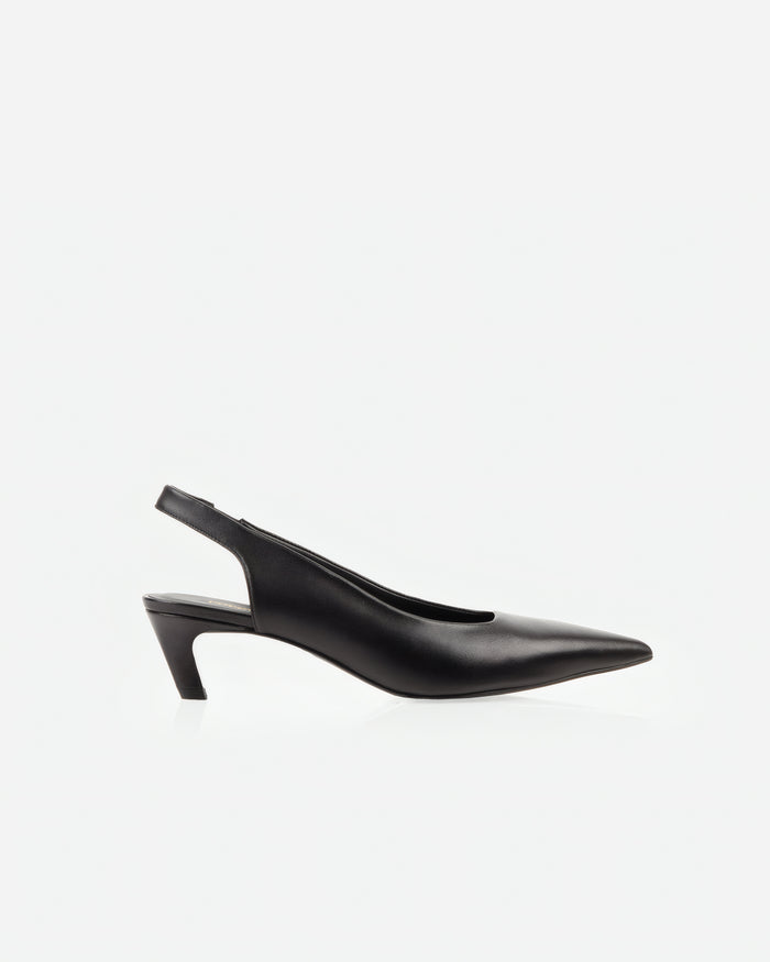 The Claire Slingback Black