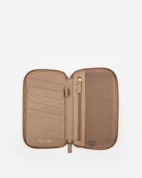 The Four Person Family Passport Holder Biscotti Micro Pebble