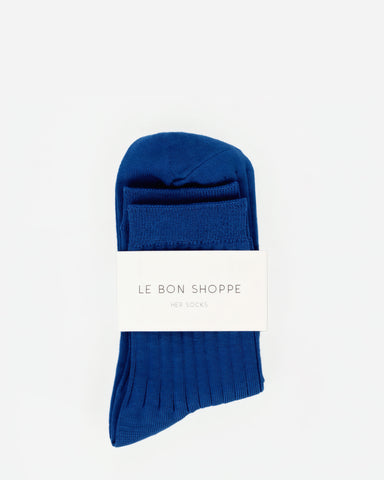 Le Bon Shoppe Her Socks Cobalt
