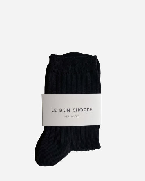Le Bon Shoppe Her Socks Black